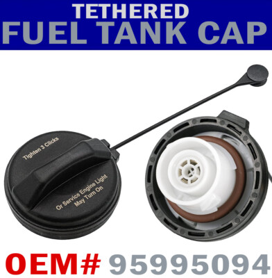 OEM Gas Filler Fuel Tank Cap W/ Tether for Chevrolet Buick Pontiac Cadillac
