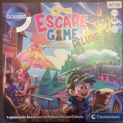 Escape Game Deluxe Familien-Edition 4 Abenteuer Clementoni 59257