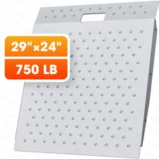 VNN Shed Ramp 750 LB Anti-Slip Punch Plate Ramp for Motorcycles Garages & Barns