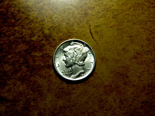High Grade AU/BU 1941-S Mercury Silver Dime D10