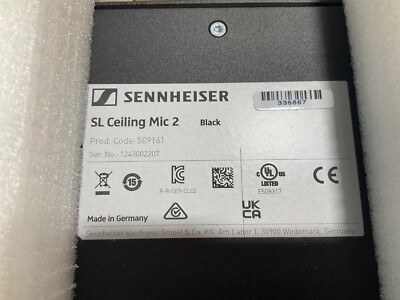 Sennheiser TeamConnect Ceiling 2 with Microphone Array black 509161 NEW!