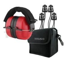 Titus Onyx 37 EARMUFF HEARING NOISE REDUCTION PROTECTION SHOOTING FIRING RANGE 