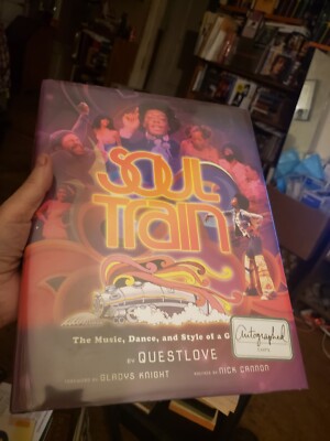 Signed Ahmir Questlove Thompson Soul Train 1st Edition Hardcover With Drawing