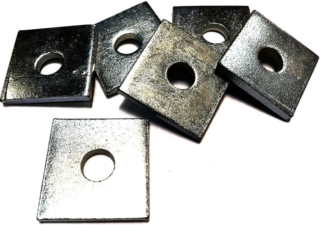 40 x 40 x 5mm Square Plate Washer M8 M10 M12 You Choose Strut Uni Fix