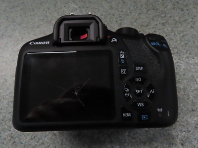 CANON EOS REBEL T6 DIGITAL SLR BLACK CAMERA BODY FOR REPAIR OR