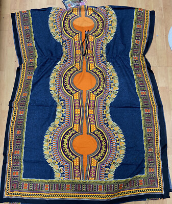 Women's Long Dress Hippie African Casual Dashiki Boho One Size | eBay