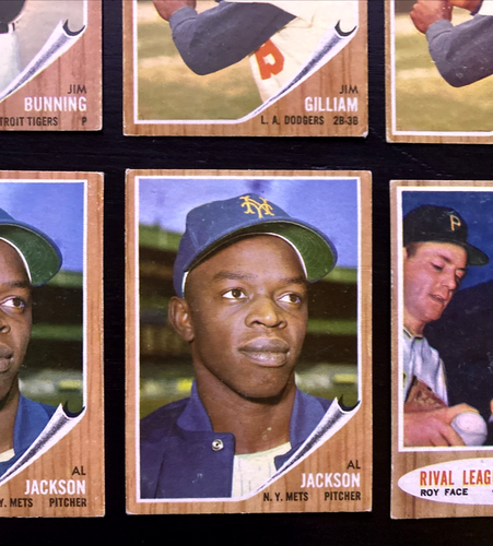 (13) 1962 Topps high number team lot Cincinnati Reds 465 473 476 409 464 486 460 - Picture 12 of 18