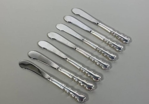 Couteau épandeur de beurre international angélique en argent sterling inox 7 pièces - Photo 7/10