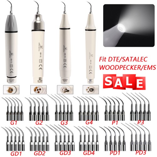 Escalador ultrasónico dental pieza de mano / 5 * puntas para pájaro carpintero EMS/DTE/SATELEC FDA - Imagen 5 de 43