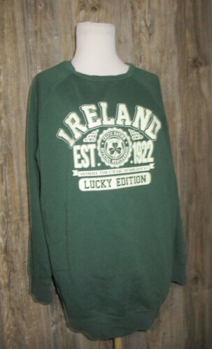 Traditional Craftwear Sweatshirt Gr. Large grün Irland Where the Craic is Might