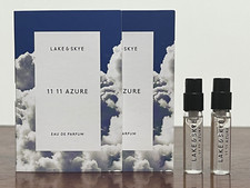 2x LAKE  SKYE 11 11 AZURE EAU DE PARFUM 0.0oz / 1.2ml Each NEW ON CARD