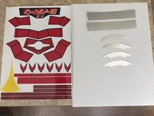 REPRO STICKERS - Raydeen/Raideen Jumbo Machinder Shogun Warrior Mattel - 1st Ed