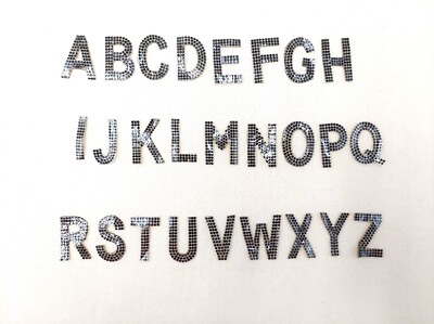 2 Inch Rhinestone Letters - Multiple Colors