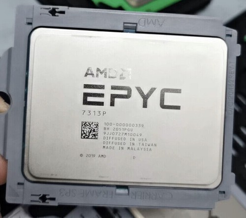 AMD EPYC 7313P CPU 16 Cores 3.0 GHZ 32 Threads 155W Processor Official Release