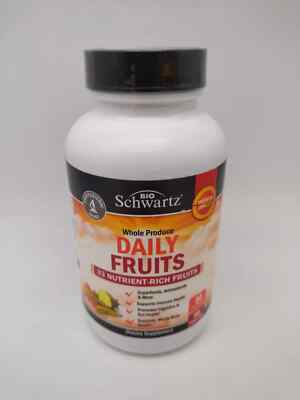 Daily Fruits BioSchwartz Supplement for Women and Men 90 Fruit Capsules 07/2026