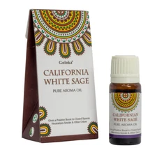 California White Sage Aroma Oil (10 ml) by Goloka - Scented Oil for Diffusers