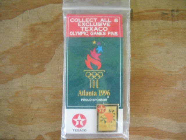 7 Texaco Olympic Games Pins Atlanta 1996
