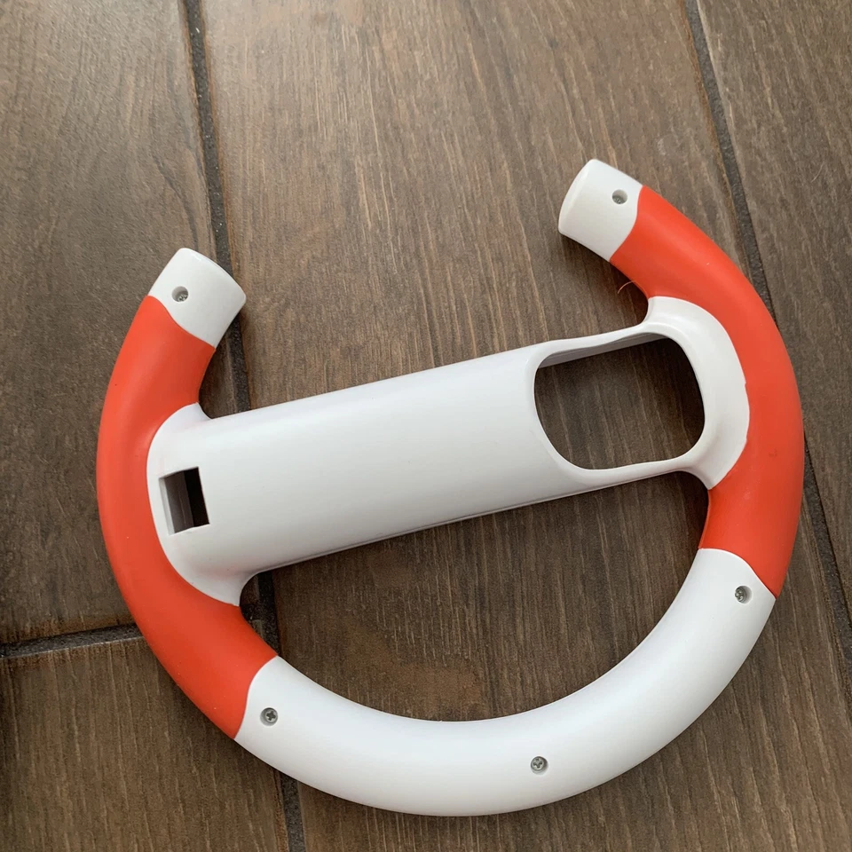 Juego de 2 volantes de carreras para Nintendo Wii y Wii U sin marca blanco/rojo/azul Foto 4 de 4