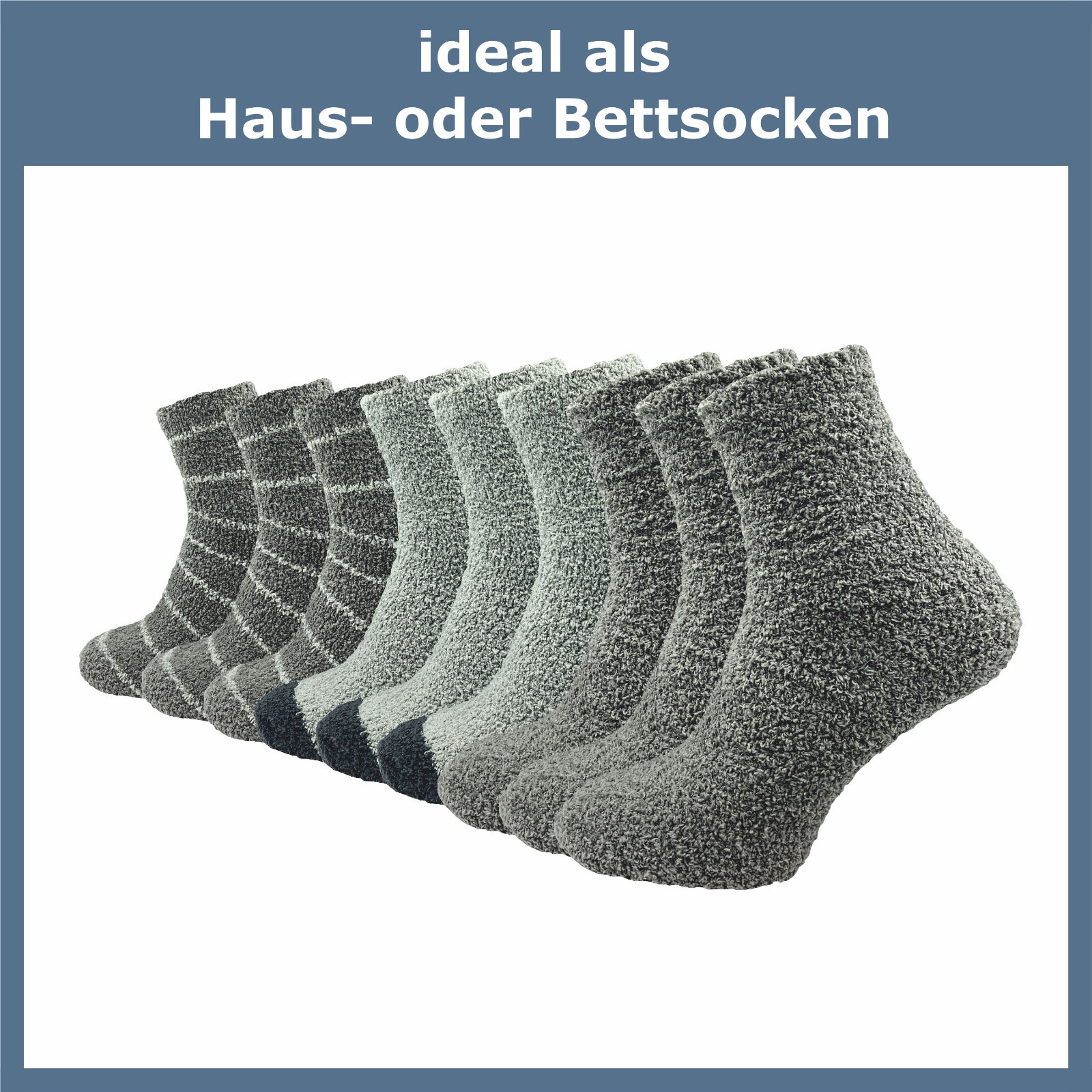 SockShop Damen Kuschelsocken - 1 Paar Teddy Socken In Geschenkbox | Größe 37-42 | Flauschig & Warm