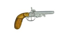 Decal Vinyl Sticker Flintlock Revolver - Printed Vinyl Decal Made in USA