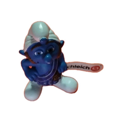 Smurfs Gutsy Smurf 20732 Scottish Scotland Figurine Schleich Smurf Figure Toy