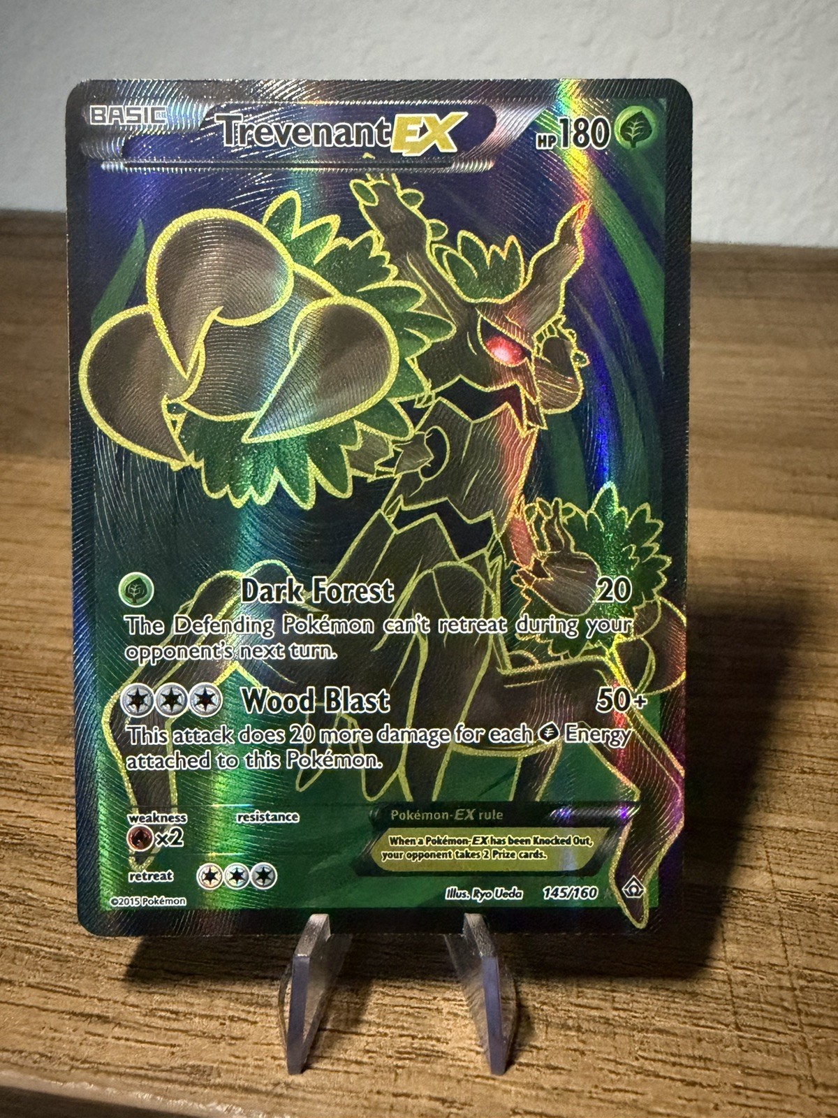 TREVENANT EX 145/160 FULL ART HOLO XY PRIMAL CLASH POKEMON TCG 2015 NM