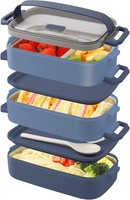 Brotdose - 3 Etagen Lunchbox FüR Erwachsene - 2200Ml Bento Box - Lunch Box Mit