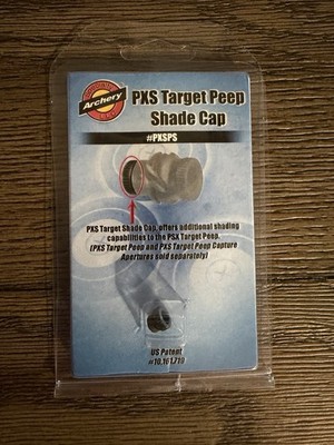 Specialty Archery PXS Target Peep Shade Cap Peep Sight Compound Black #PXSPS