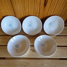 Taylor Smith Taylor Ever Yours Boutonniere Berry/Dessert Bowls Set of 5 MCM Vtg