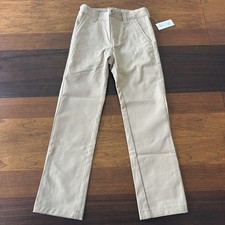 Old Navy Boys Slim Fit Khaki Tan uniform pants size 6 slim new NWT Khakis