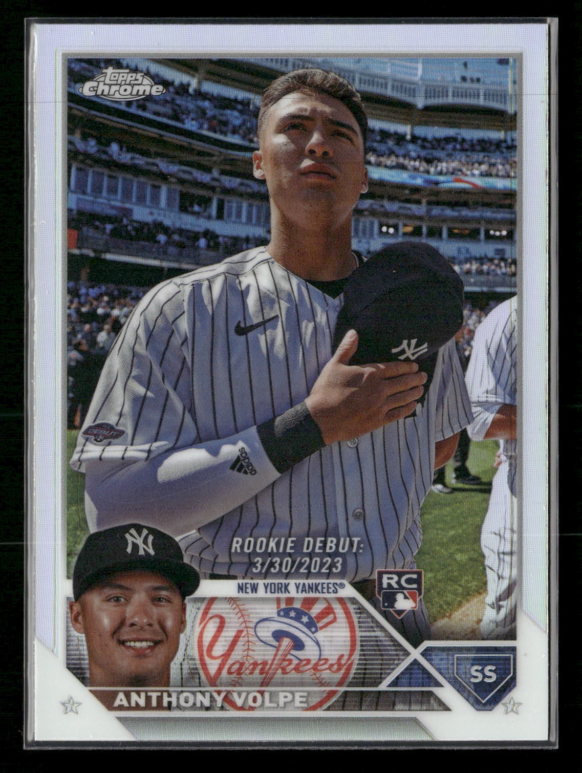 2023 Topps Chrome Update #USC35 Anthony Volpe Refractor