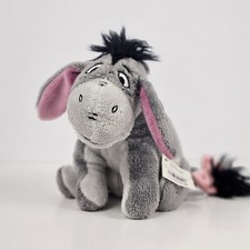 Disney Store: Winnie The Pooh EEYORE 7" Plush Stuffed Animal Bean Bag Toy NWT 