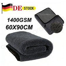 Auto Trockentuch XXL 1400 GSM Microfasertuch Autopflege Poliertuch 60x90cm DHL