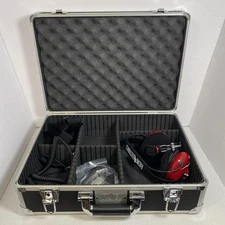 Racing Electronics RT006-PRO Pro Series Headset w/ V93 Case Vintage 2005 Tested