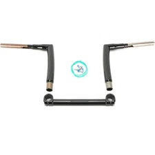 KST Kustoms High Gloss Black 1 1/2" Pathfinder 12" Rise Handlebar - KST-3PF12HG