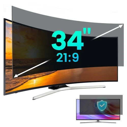 34 Inch Computer Privacy Screen Filter for 21:9 Aspect Ratio Widescreen Monitor