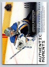 2019-20 SP Authentic #109 Jordan Binnington AM (ref 199609)