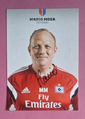 HSV Autogrammkarte Mario Mosa 2014/15-Hamburger SV- Fly Emirates