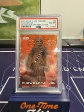 Chewbacca 2025 Topps Star Wars Chrome Orange Refractor /25