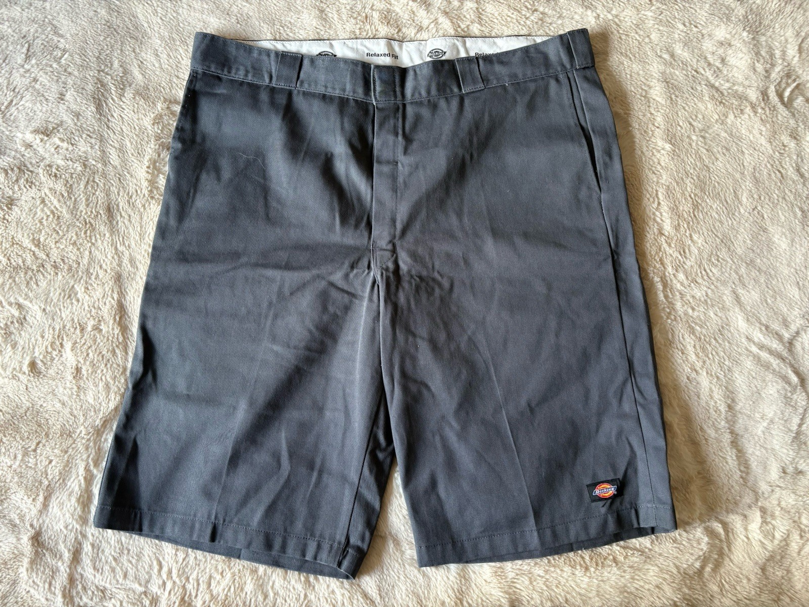 Dickies Men's Gray Relaxed Fit Chino Shorts