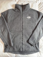 The North Face Full Zip Fleece Sweatshirt Gray Size M