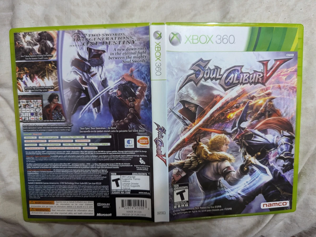 Jogo Soul Calibur 5 - Xbox 360 - Escorrega o Preço