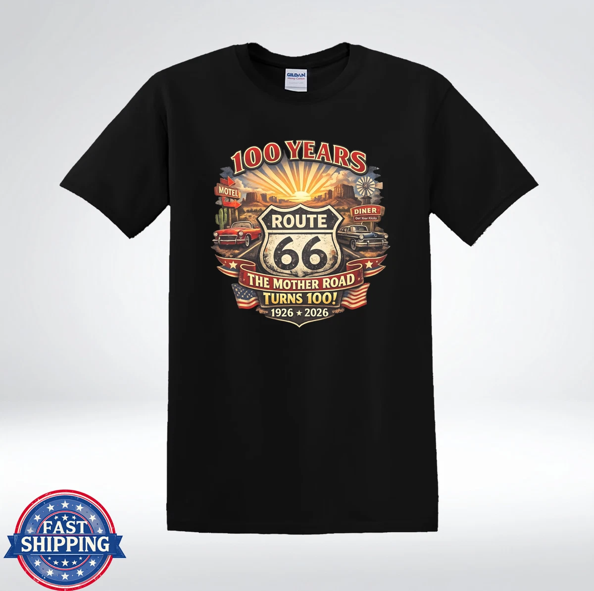 Route 66 T-Shirts for Men for sale | eBay