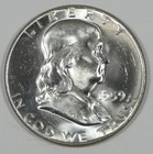 1959 Franklin Half Dollar Nice BRILLIANT UNCIRCULATED Silver 50c