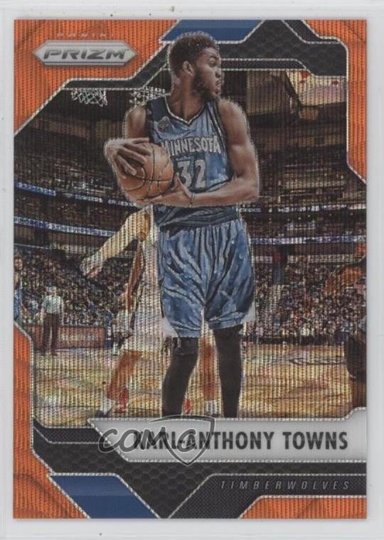 2016-17 Panini Prizm Orange Wave Prizm 5/25 Karl-Anthony Towns #262 5ir
