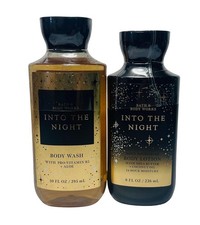Bath  Body Works Women's Into the Night Shower Gel Wash  Body Lotion FREE Ship