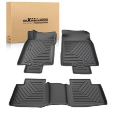 Car Mats Floor Mats For Nissan Rogue 2014-2020 Tpe Black All Weather Anti-slip