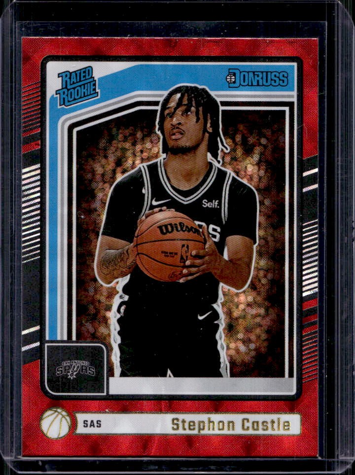 2024-25 Donruss Stephon Castle International Rated Rookie #244 Spurs