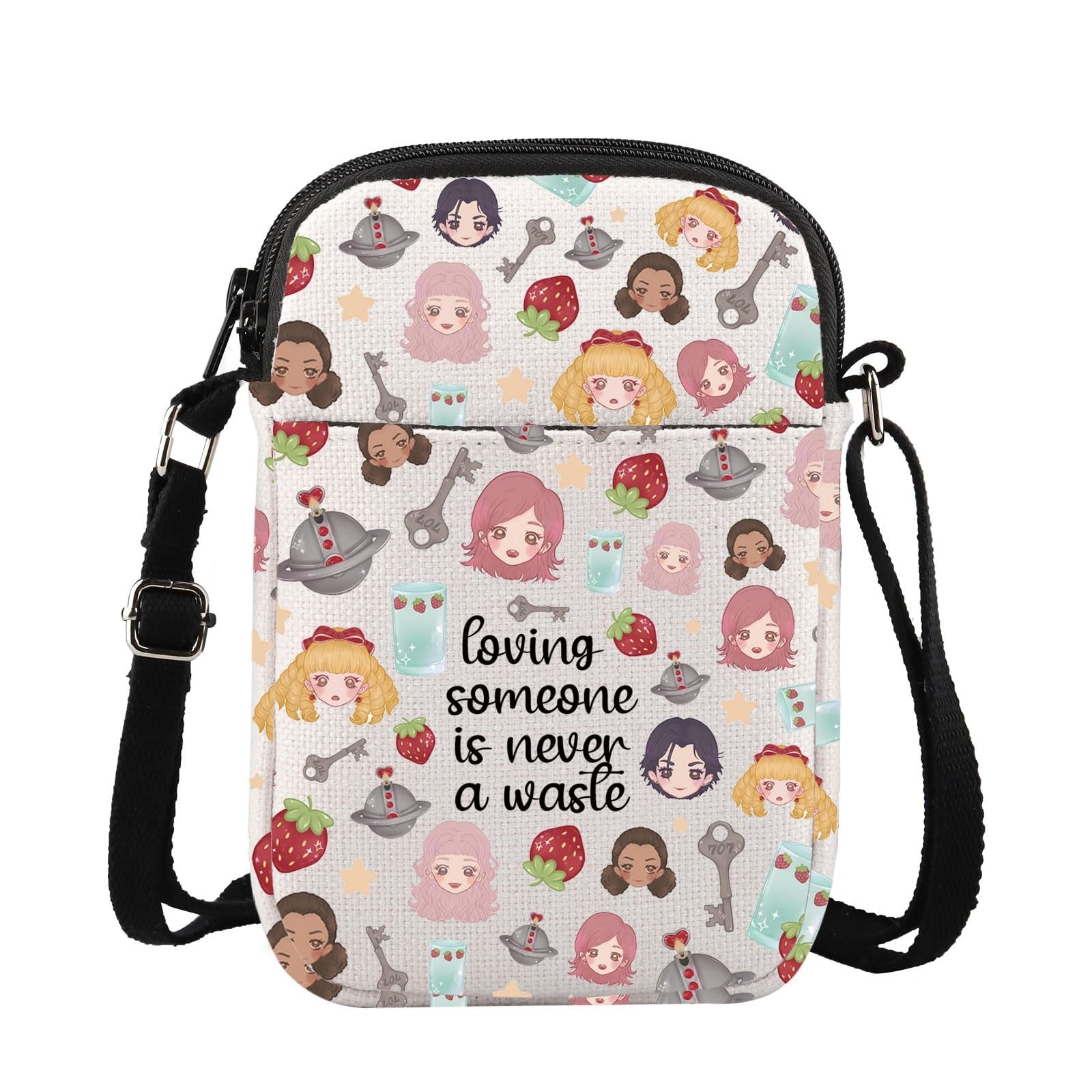 Anime Character Crossbody Bag for Manga Lovers - Perfect Gift for Anime Fans
