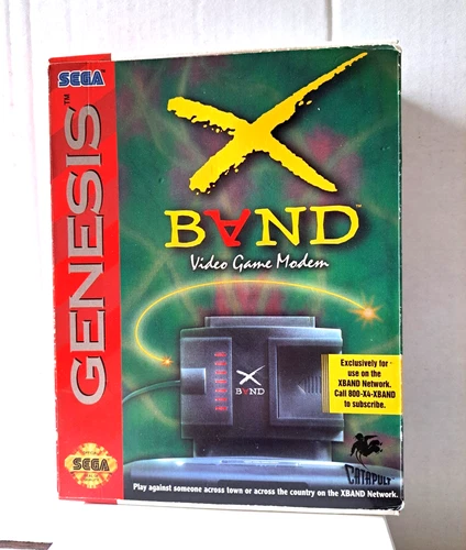 SEGA GENESIS VIDEO GAME MODEM X BAND VINTAGE COLLECTIBLE 1980'S CATAPULT